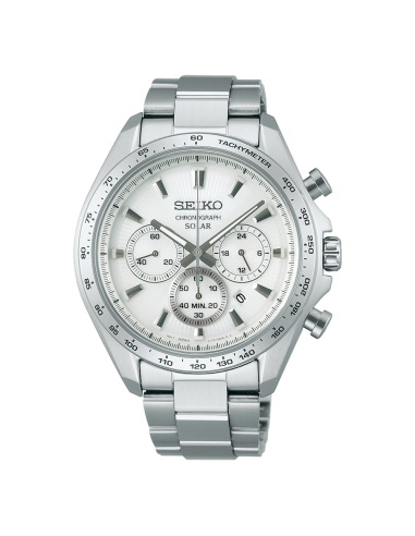 solar Seiko Raise the Future  SBPY179 JDM 42.2mm 100m WR correa de acero