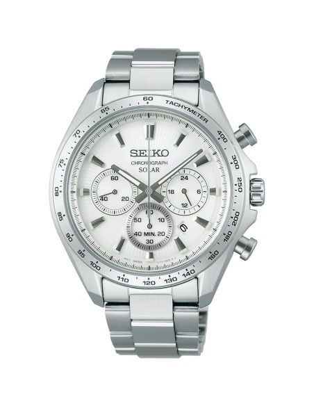 solar Seiko Raise the Future  SBPY179 JDM 42.2mm 100m WR correa de acero
