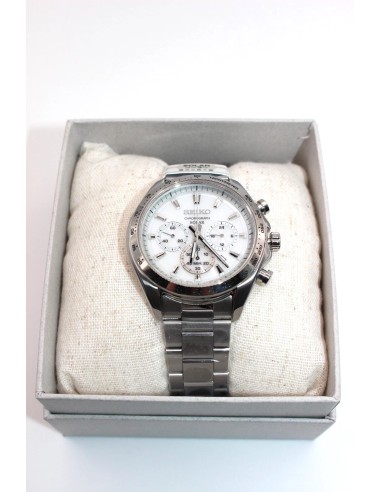 solar Seiko Raise the Future  SBPY179 JDM 42.2mm 100m WR correa de acero