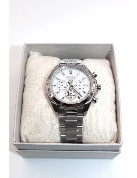 solar Seiko Raise the Future  SBPY179 JDM 42.2mm 100m WR correa de acero