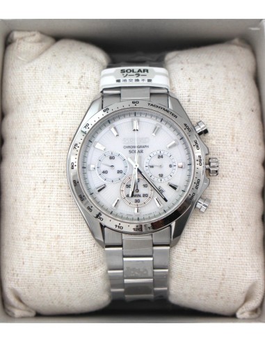 solar Seiko Raise the Future  SBPY179 JDM 42.2mm 100m WR correa de acero