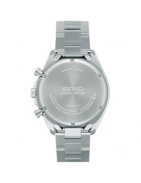 solar Seiko Raise the Future  SBPY179 JDM 42.2mm 100m WR correa de acero