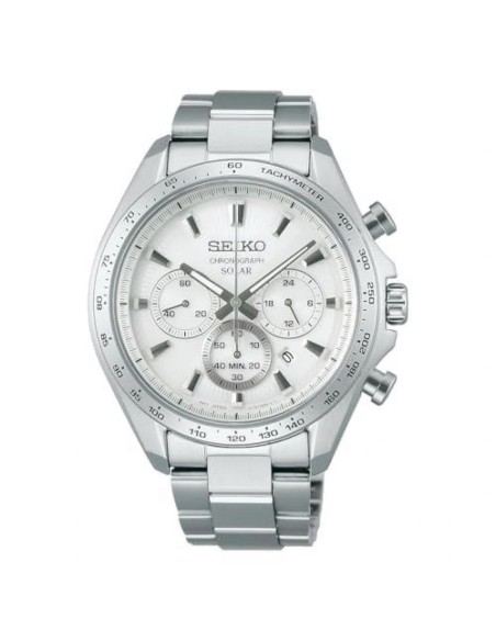 solar Seiko Raise the Future  SBPY179 JDM 42.2mm 100m WR correa de acero