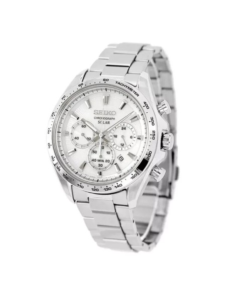 solar Seiko Raise the Future  SBPY179 JDM 42.2mm 100m WR correa de acero