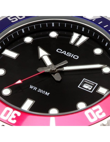 reloj buceo hombre Casio MARLIN DURO MDV-106DD-1A2 “Pepsi” Marlin Metal Legend  44.2mm 200m