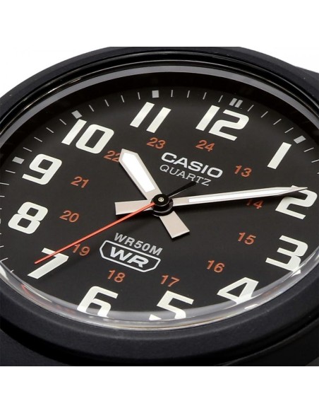 reloj deportivo militar hombre Casio MW-240B-5BV 43.6mm 50m WR correa de tela