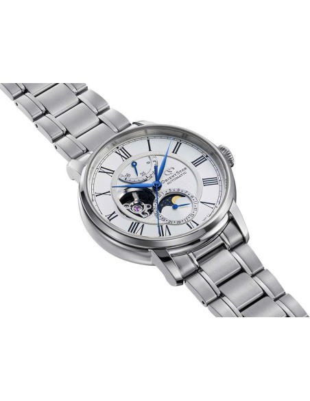 mecánico hombre Orient Star Moon Phase RE-BT0005S  41mm M45 F7  calibre F7M42