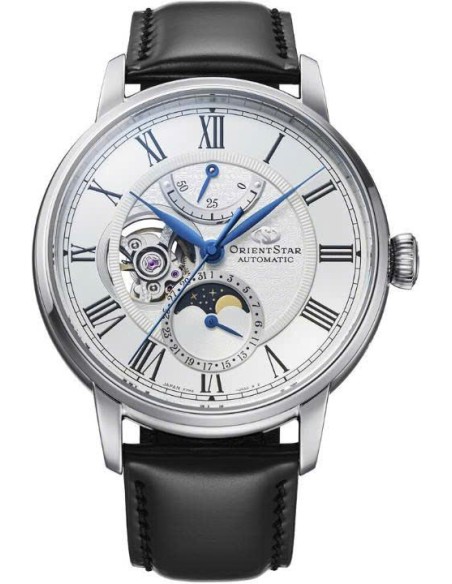 mecánico hombre Orient Star Moon Phase RE-BT0005S  41mm M45 F7  calibre F7M42