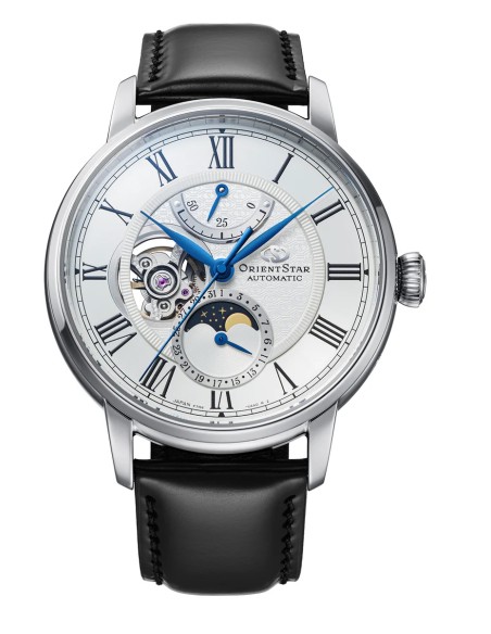mecánico hombre Orient Star Moon Phase RE-BT0005S  41mm M45 F7  calibre F7M42
