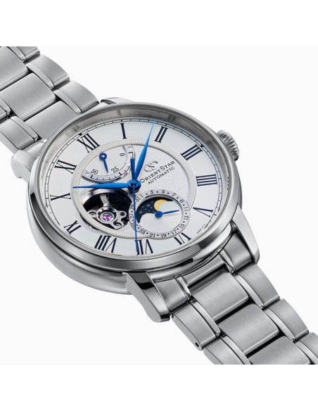 mecánico hombre Orient Star Moon Phase RE-BT0005S  41mm M45 F7  calibre F7M42