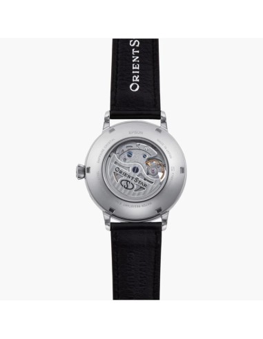 mecánico hombre Orient Star Moon Phase Semi-Skeleton RE-AY0106S 41mm