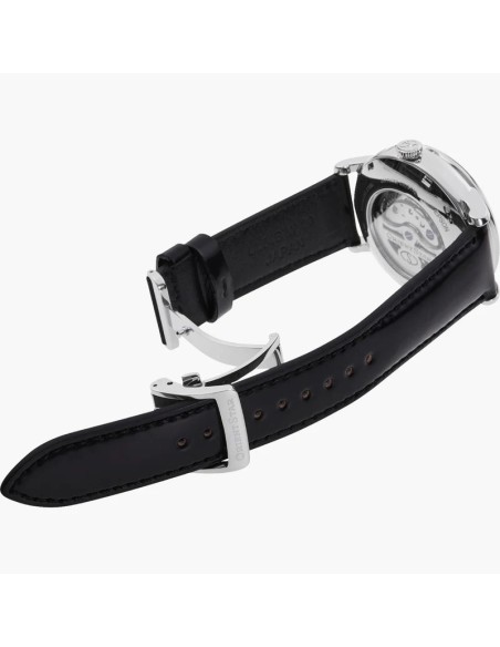 mecánico hombre Orient Star Moon Phase Semi-Skeleton RE-AY0106S 41mm