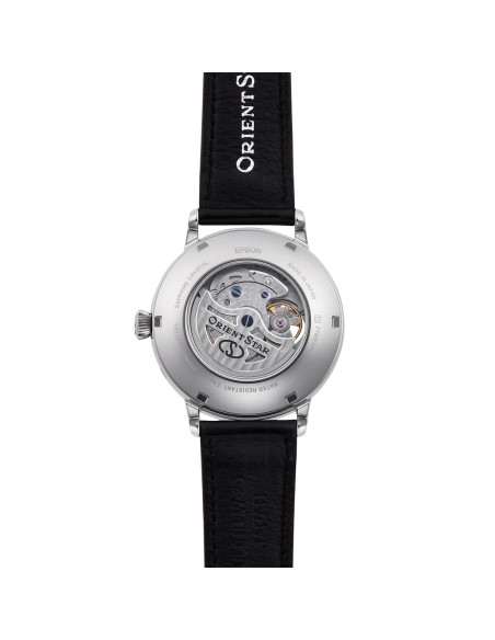 mecánico hombre Orient Star Moon Phase Semi-Skeleton RE-AY0106S 41mm