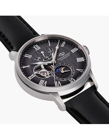 mecánico hombre Orient Star Moon Phase Semi-Skeleton RE-AY0107N