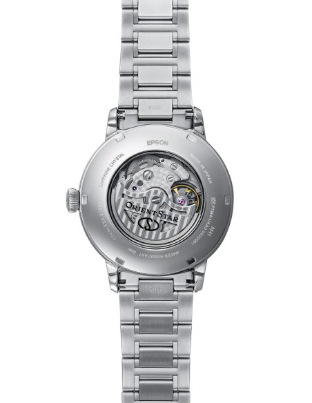 mecánico hombre Orient Star Moon Phase Semi-Skeleton RE-BT0006L 41mm
