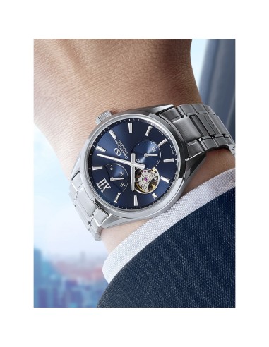 automático hombre Orient Star Semi-Skeleton Perseids 3D RE-BY0010L 40mm 100m