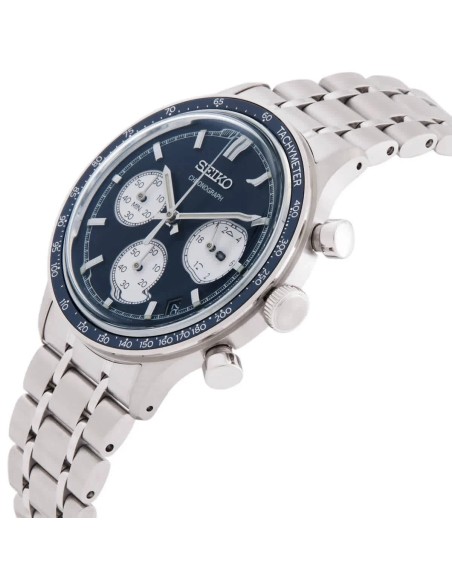 Seiko Blue Panda SSB477P1 Taquímetro 38.7mm
