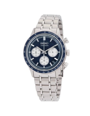 Seiko Blue Panda SSB477P1 Taquímetro 38.7mm