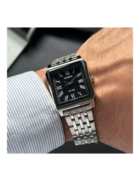 Reloj Casio analogico mtp-b190d-1b reloj elegante dial color negro