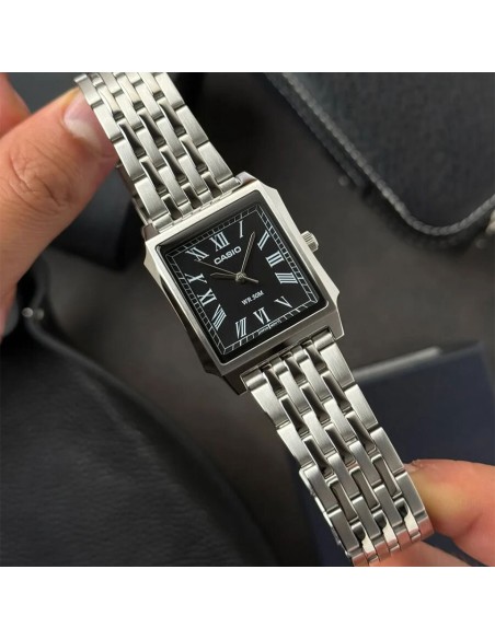 Reloj Casio analogico mtp-b190d-1b reloj elegante dial color negro