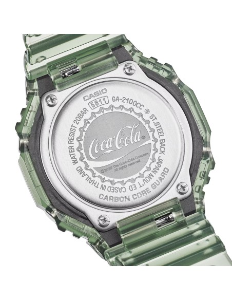 Casio G-Shock Coca-Cola  GA-2100CC-3AJR JDM 48.5 × 45.4 × 11.8 mm 200M