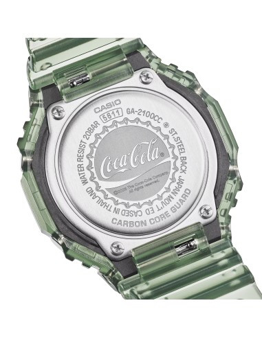 Casio G-Shock Coca-Cola  GA-2100CC-3AJR JDM 48.5 × 45.4 × 11.8 mm 200M
