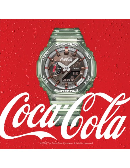 Casio G-Shock Coca-Cola  GA-2100CC-3AJR JDM 48.5 × 45.4 × 11.8 mm 200M
