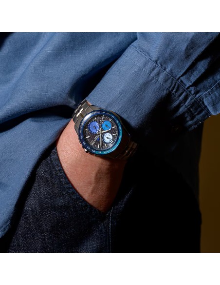 solar Bluetooth Titanio hombre Casio Oceanus Manta Aw Indigo OCW-S7000AP-1AJF Limited Edition JDM