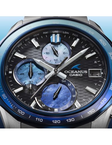 solar Bluetooth Titanio hombre Casio Oceanus Manta Aw Indigo OCW-S7000AP-1AJF Limited Edition JDM