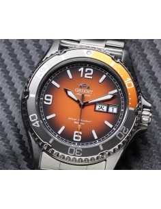 automático buceo hombre Orient Mako RN-AA0817Y Kohaku Yūyake Limited Edition JDM 41.8mm 200m