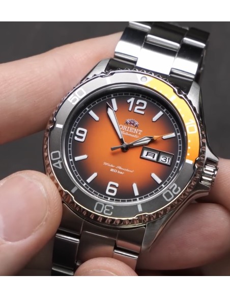 automático buceo hombre Orient Mako RN-AA0817Y Kohaku Yūyake Limited Edition JDM 41.8mm 200m