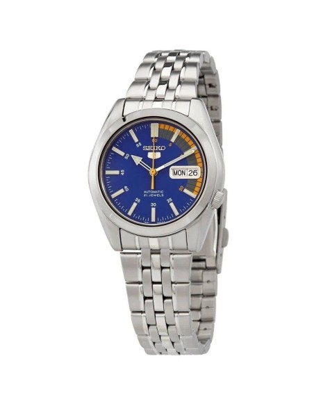 reloj automático unisex Seiko 5 SNK371K1 37mm 30m WR correa de acero
