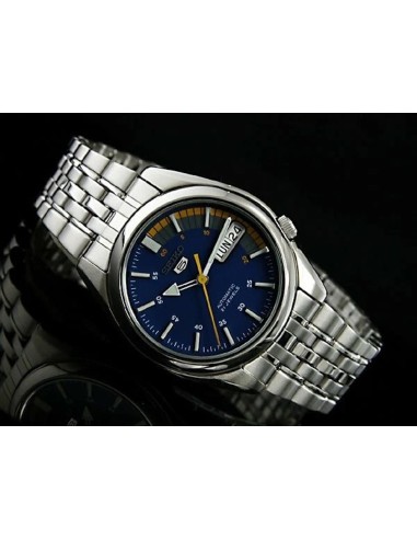 reloj automático unisex Seiko 5 SNK371K1 37mm 30m WR correa de acero