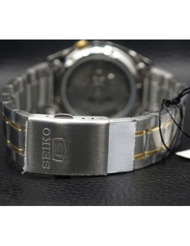 reloj automático unisex Seiko 5 SNKL47K1 37mm 30m WR correa de acero