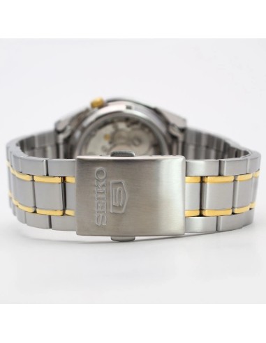 reloj automático unisex Seiko 5 SNKL47K1 37mm 30m WR correa de acero