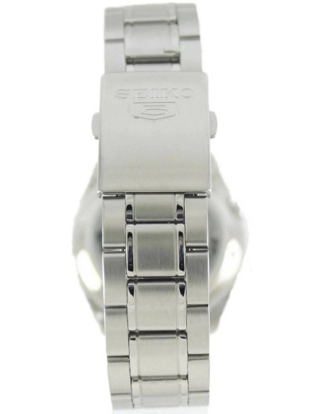 reloj automático unisex Seiko 5 SNKL55K1 37mm 30m WR correa de acero