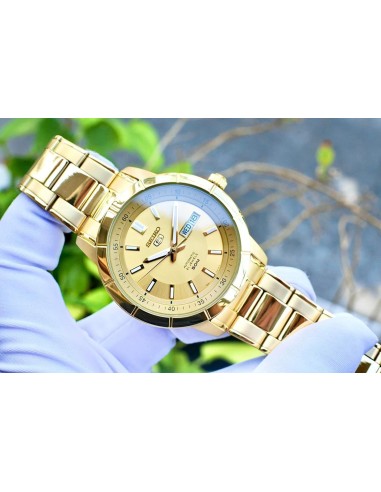 reloj automático hombre Seiko 5 SNKN62K1 43 mm 50m WR correa de acero