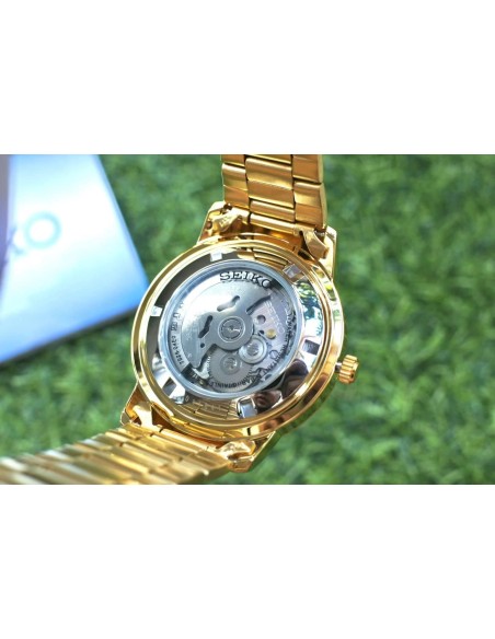 reloj automático hombre Seiko 5 SNKN62K1 43 mm 50m WR correa de acero
