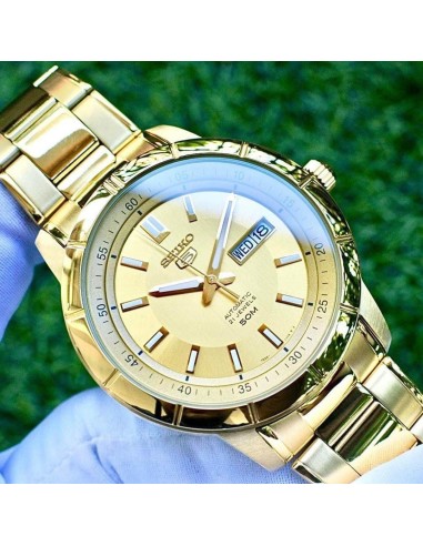 reloj automático hombre Seiko 5 SNKN62K1 43 mm 50m WR correa de acero