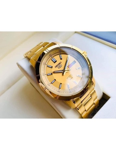 reloj automático hombre Seiko 5 SNKN62K1 43 mm 50m WR correa de acero