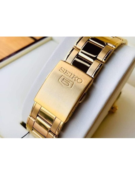 reloj automático hombre Seiko 5 SNKN62K1 43 mm 50m WR correa de acero