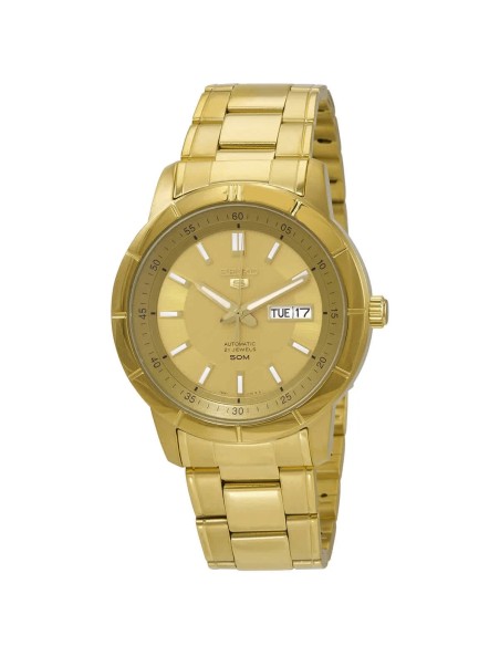 reloj automático hombre Seiko 5 SNKN62K1 43 mm 50m WR correa de acero