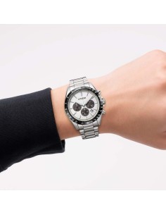 Citizen Panda Chronograph CA4764-57A JDM 39.6mm cristal de zafiro 100m WR correa de acero 2