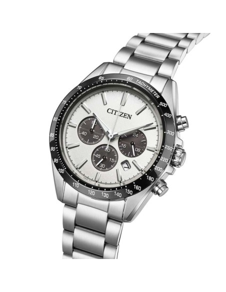 Citizen Panda Chronograph CA4764-57A JDM 39.6mm cristal de zafiro 100m WR correa de acero