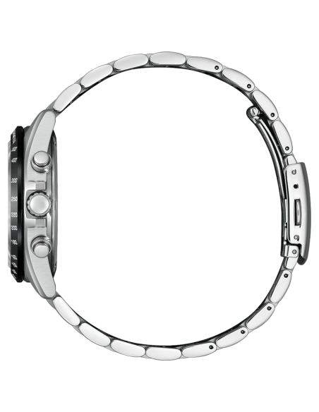 Citizen Panda Chronograph CA4764-57A JDM 39.6mm cristal de zafiro 100m WR correa de acero
