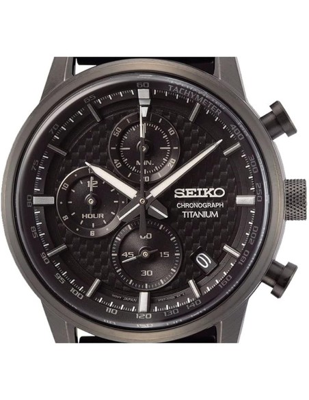 cronógrafo Titanio hombre Seiko SSB393P1 41.6mm 100m WR caja de Titanio