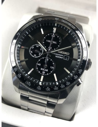 cronógrafo solar hombre Seiko Chronograph SSC715P1 43.2mm 100m