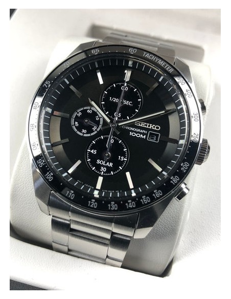 cronógrafo solar hombre Seiko Chronograph SSC715P1 43.2mm 100m
