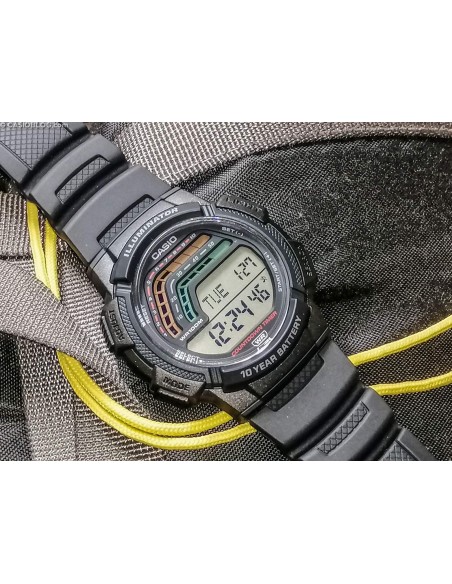 Reloj Casio Sports Gear WS-1800-1AV 48.2 × 45 × 13.8 mm Cuenta Atrás 100m WR 10 años