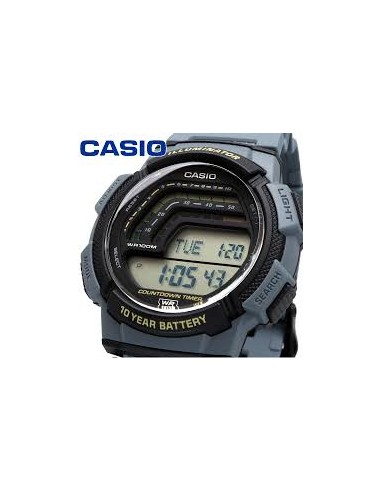 copy of Casio Sports Gear WS-1800-3AV 48.2 × 45 × 13.8 mm Cuenta Atrás 100m WR 10 años